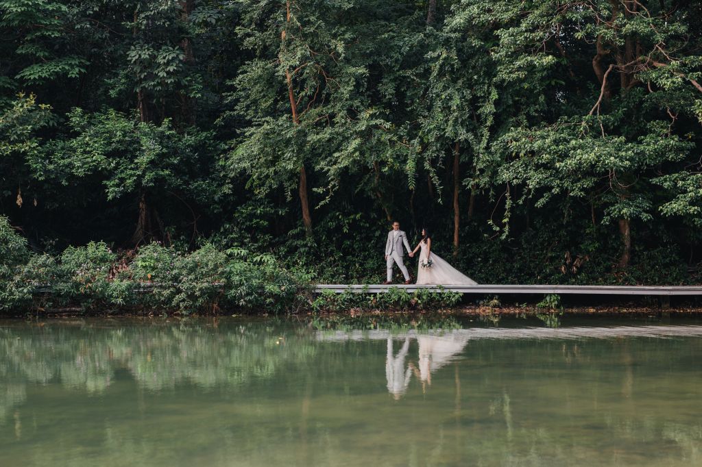 singapore wedding photoshoot macritchie reservoir