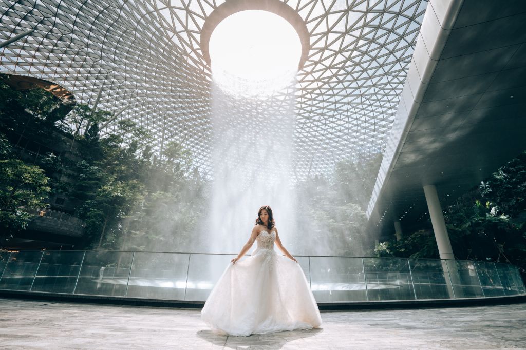 singapore wedding photoshoot jewel changi