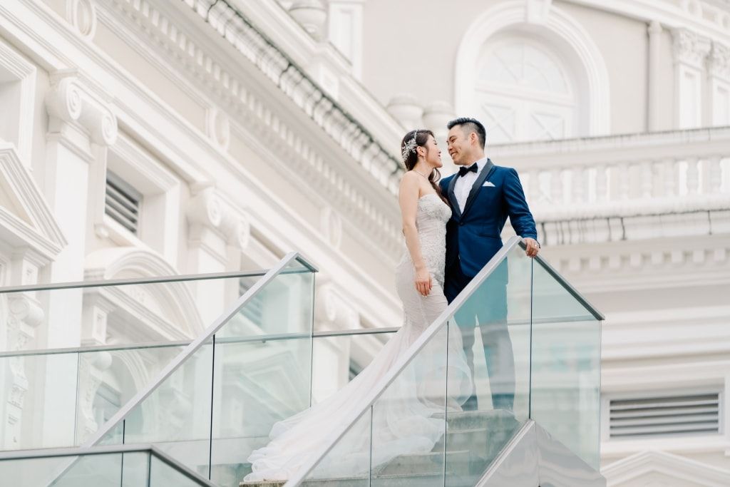 singapore wedding photoshoot national museum