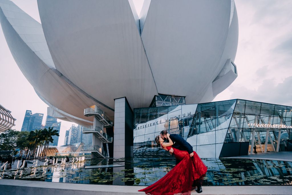 singapore wedding photoshoot marina bay sands