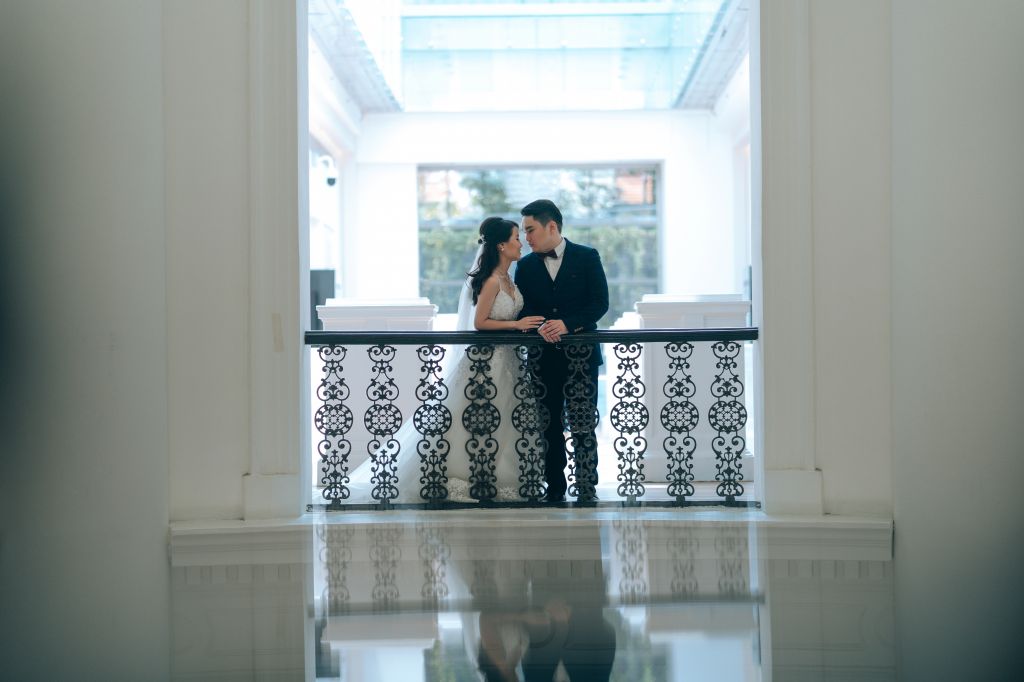 singapore wedding photoshoot national museum