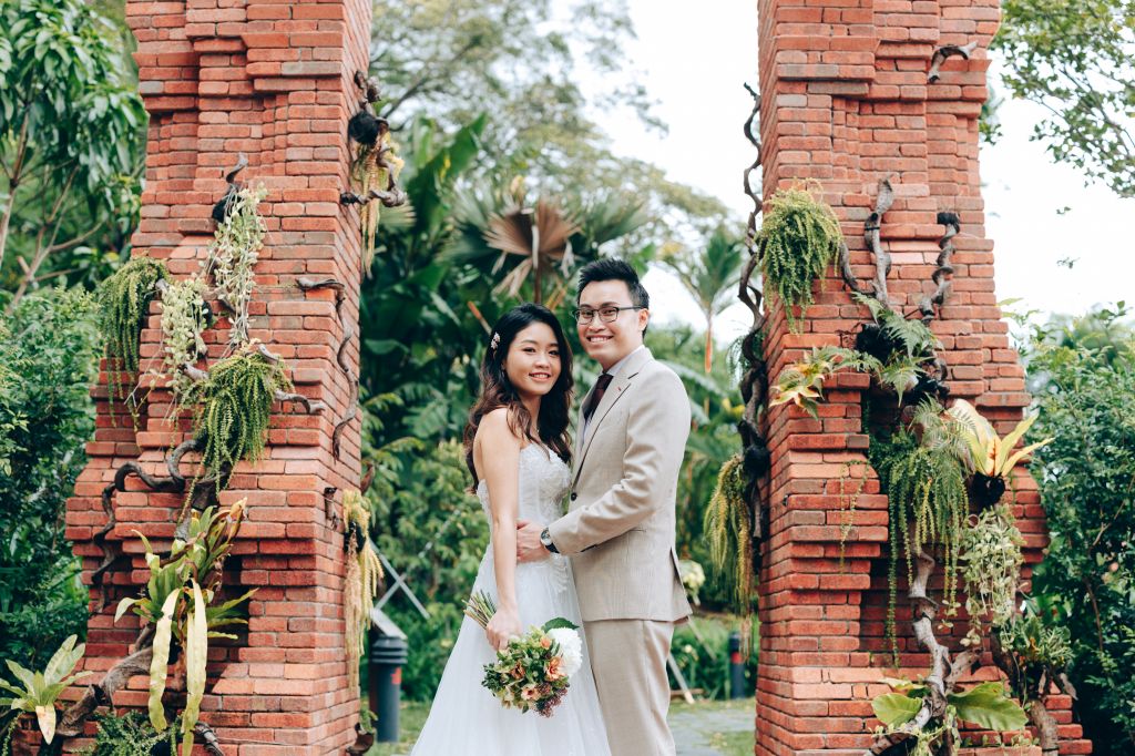 singapore wedding photoshoot fort canning park