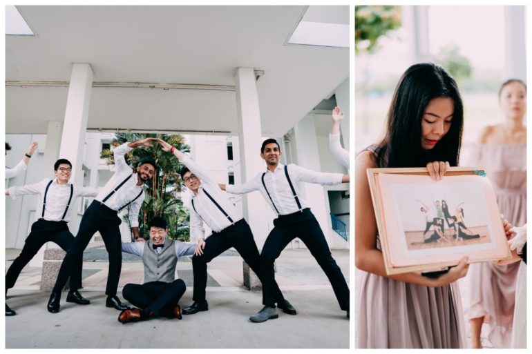 wedding games gatecrashing yoga stretch